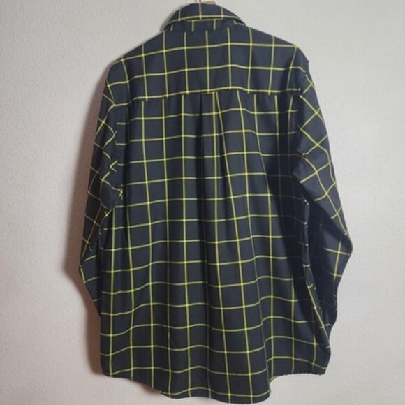 Dixxon Flannel Company Shirt Mens XL Black Yellow Chessboxin Plaid Casual - Picture 8 of 10